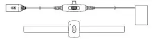 Motorcycle Bodyworn Terminal Interface PTT-2