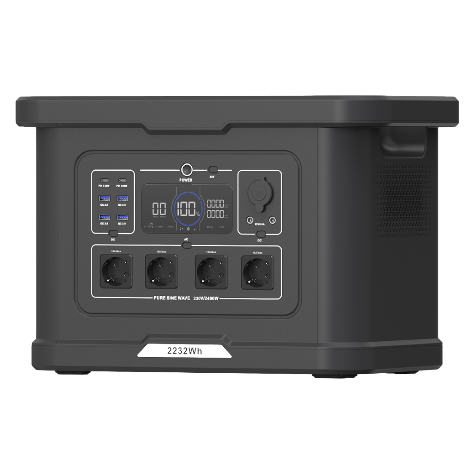 מערכת אחסון אנרגיה ניידת לשימוש חיצוני 1200W | ספק כוח נייד לשטח